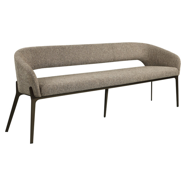 Richmond Interiors  Eetkamer bank Kenzi bruin tweed
