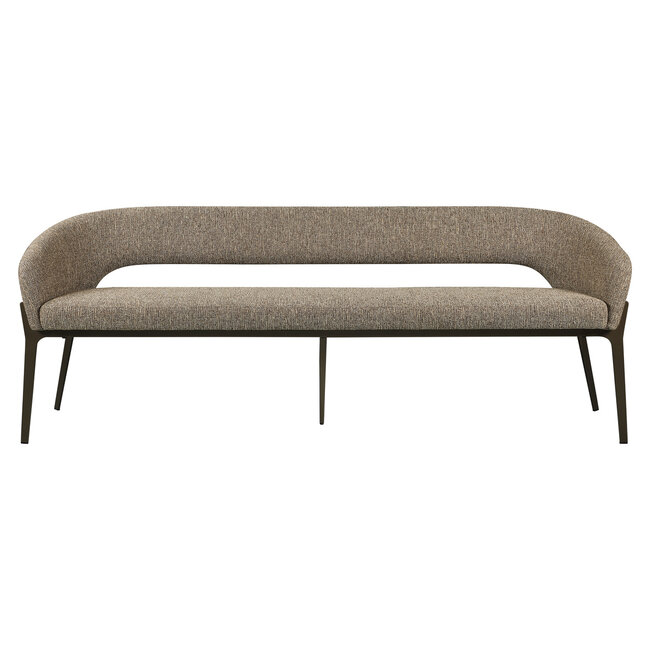 Richmond Interiors  Eetkamer bank Kenzi bruin tweed