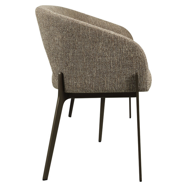 Richmond Interiors  Eetkamer bank Kenzi bruin tweed