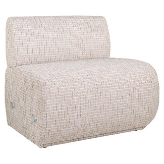 Richmond Interiors  Eetkamer bank Sorrobon trendy creme open einde rechts recht