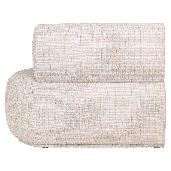 Richmond Interiors  Eetkamer bank Sorrobon trendy creme open einde rechts recht