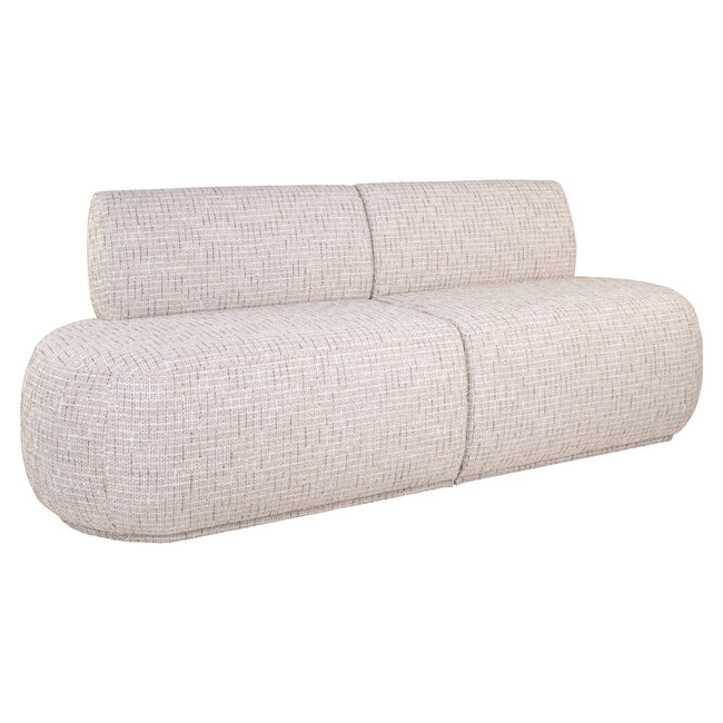 Richmond Interiors  Eetkamer bank Sorrobon trendy creme open einde rechts recht