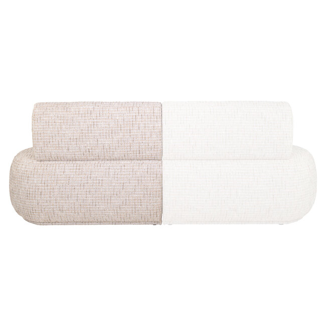 Richmond Interiors  Eetkamer bank Sorrobon trendy creme open einde rechts recht