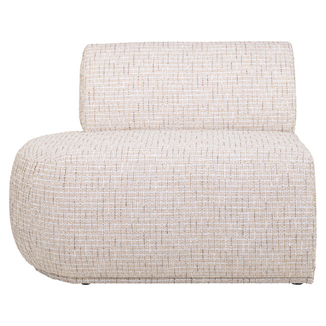 Richmond Interiors  Eetkamer bank Sorrobon trendy creme open einde links recht