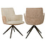 Richmond Interiors  Eetkamerstoel Chase ginger jacquard draaistoel