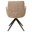 Richmond Interiors  Eetkamerstoel Chase ginger jacquard draaistoel