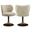 Richmond Interiors  Eetkamerstoel Amely naturel softweave draaistoel