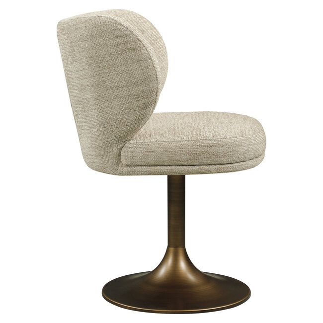 Richmond Interiors  Eetkamerstoel Amely naturel softweave draaistoel