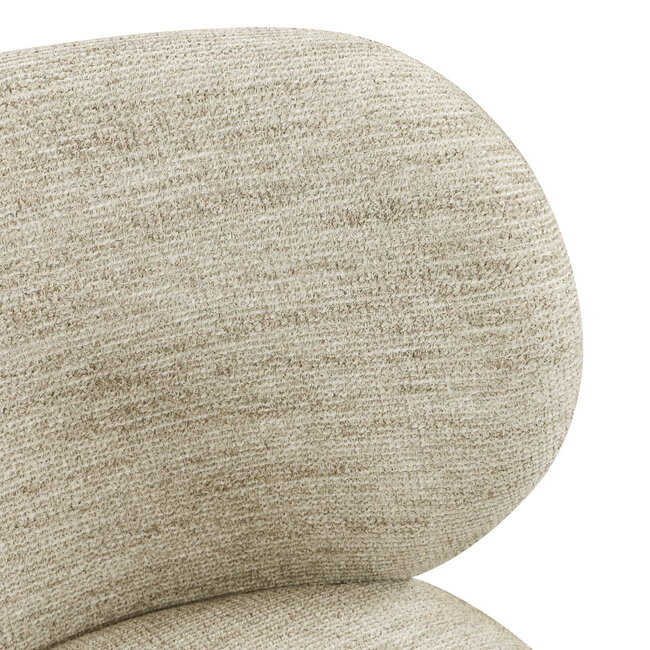 Richmond Interiors  Eetkamerstoel Amely naturel softweave draaistoel
