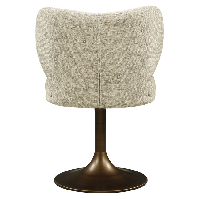 Richmond Interiors  Eetkamerstoel Amely naturel softweave draaistoel
