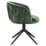 Richmond Interiors  Eetkamerstoel Cassi sage chenille draaistoel