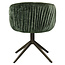 Richmond Interiors  Eetkamerstoel Cassi sage chenille draaistoel