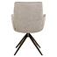 Richmond Interiors  Eetkamerstoel Chase creme blockweave draaistoel