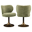 Richmond Interiors  Eetkamerstoel Amely pistache softweave draaistoel