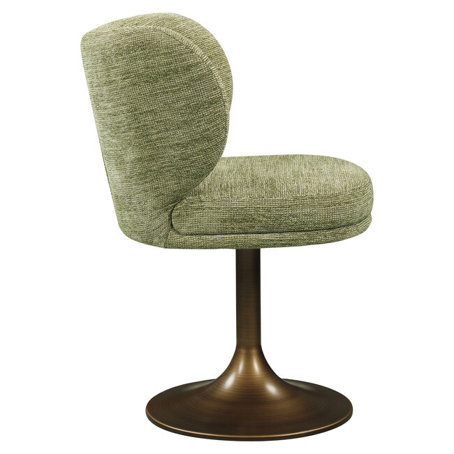 Richmond Interiors  Eetkamerstoel Amely pistache softweave draaistoel