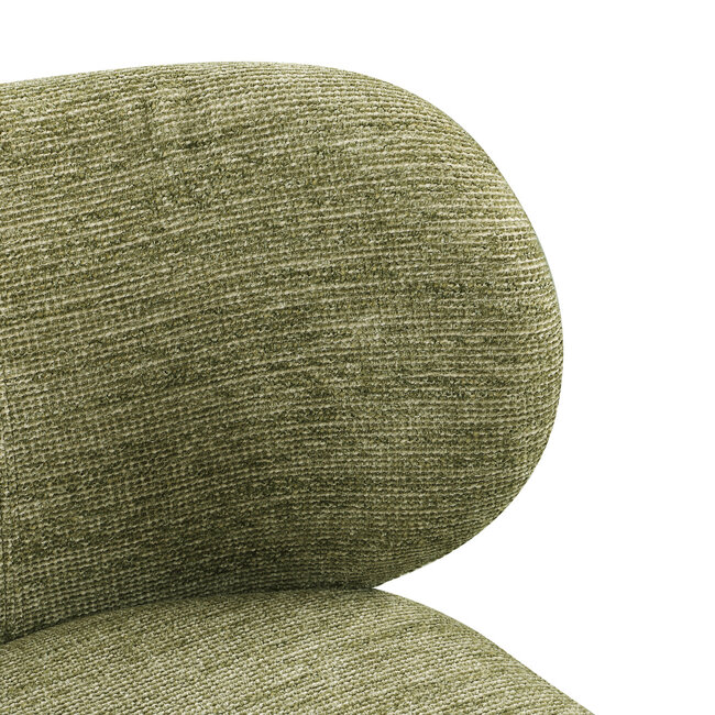 Richmond Interiors  Eetkamerstoel Amely pistache softweave draaistoel