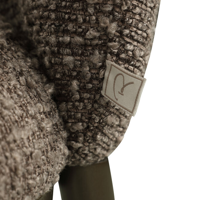 Richmond Interiors  Eetkamerstoel Gandy bruin chunky
