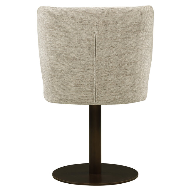 Richmond Interiors  Eetkamerstoel Fiona naturel softweave draaistoel