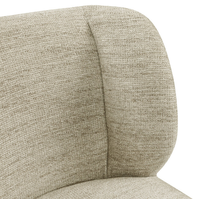 Richmond Interiors  Eetkamerstoel Fiona naturel softweave draaistoel