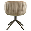 Richmond Interiors  Eetkamerstoel Cassi zand soft draaistoel