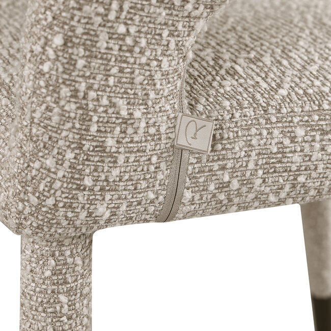 Richmond Interiors  Eetkamerstoel Gia naturel chunky