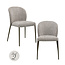 Richmond Interiors  Eetkamerstoel Stacker earth tweed – Set of 2