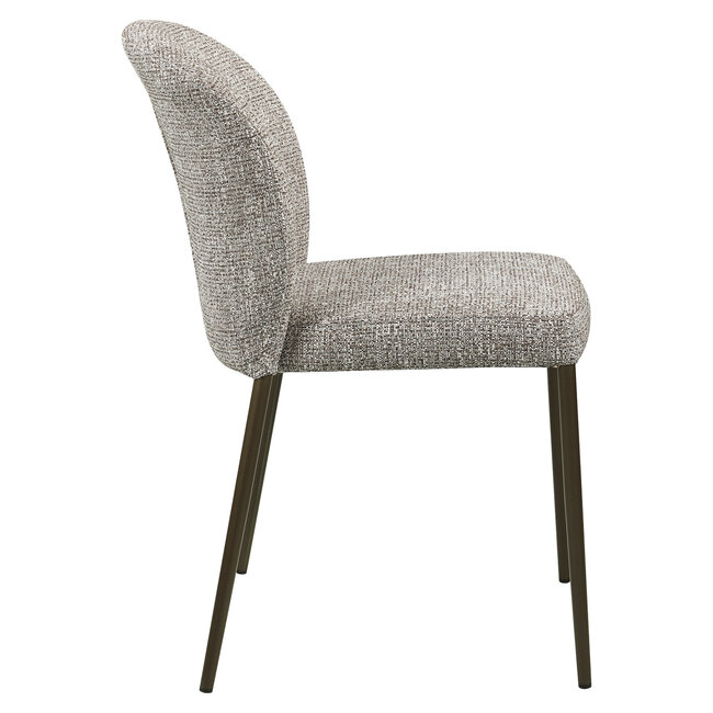 Richmond Interiors  Eetkamerstoel Stacker earth tweed – Set of 2