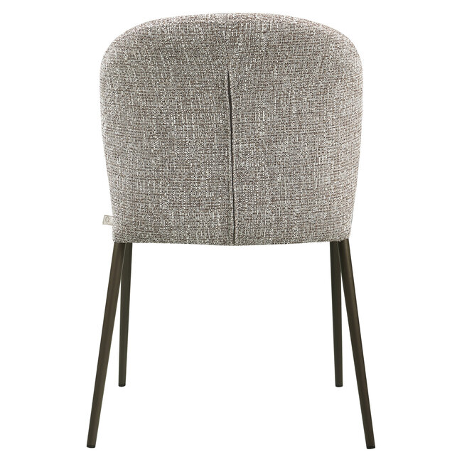 Richmond Interiors  Eetkamerstoel Stacker earth tweed – Set of 2