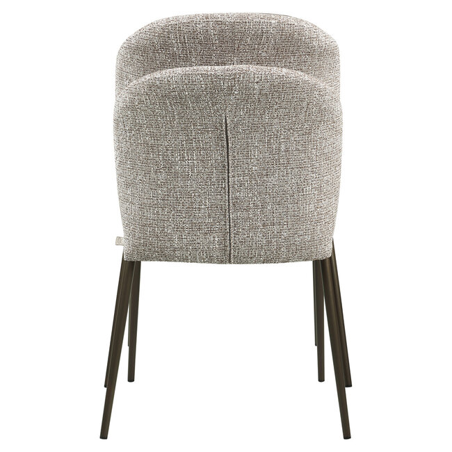 Richmond Interiors  Eetkamerstoel Stacker earth tweed – Set of 2