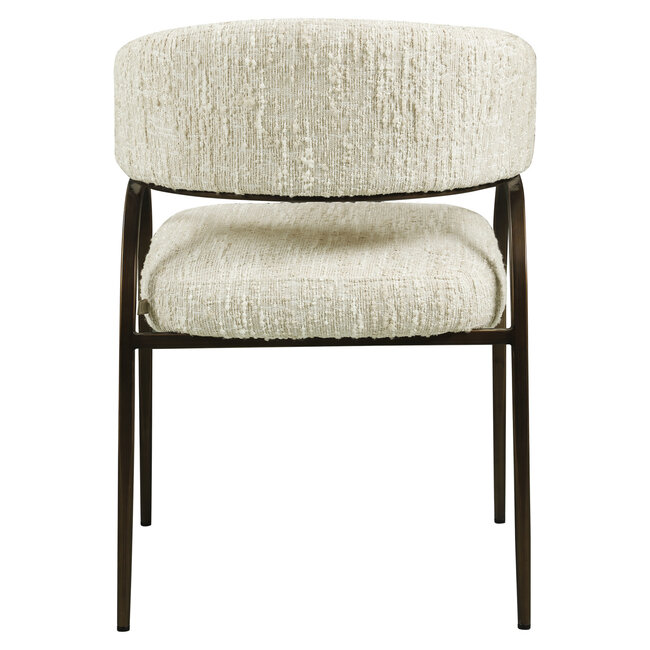 Richmond Interiors  Eetkamerstoel Charda beige angora