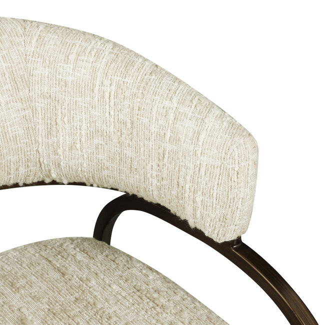 Richmond Interiors  Eetkamerstoel Charda beige angora