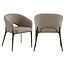 Richmond Interiors  Eetkamerstoel Kenzi bruin tweed