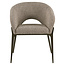 Richmond Interiors  Eetkamerstoel Kenzi bruin tweed