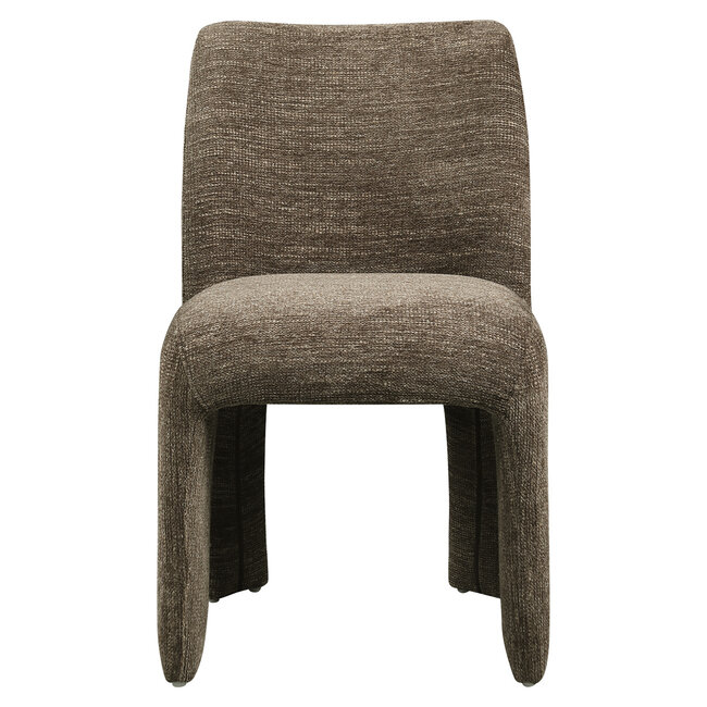 Richmond Interiors  Eetkamerstoel Maya bruin softweave – Set of 2