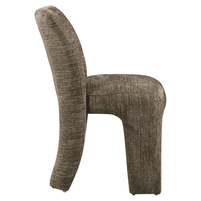Richmond Interiors  Eetkamerstoel Maya bruin softweave – Set of 2