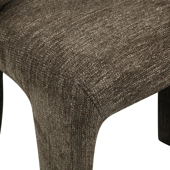 Richmond Interiors  Eetkamerstoel Maya bruin softweave – Set of 2