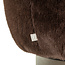 Richmond Interiors  Lounge stoel Colmar chocolade fluffy draaistoel