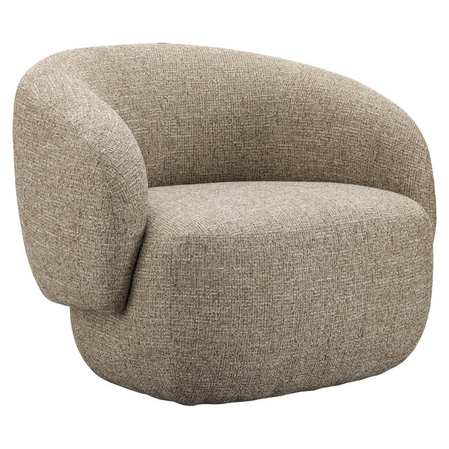 Richmond Interiors  Lounge stoel Milano zand tweed