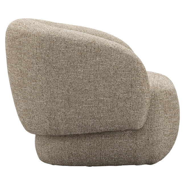 Richmond Interiors  Lounge stoel Milano zand tweed