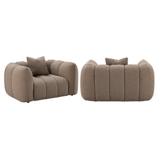 Richmond Interiors  Lounge stoel Hogan mocca chunky
