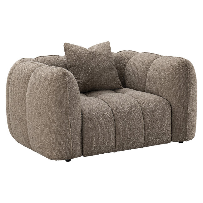 Richmond Interiors  Lounge stoel Hogan mocca chunky