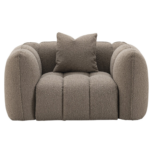 Richmond Interiors  Lounge stoel Hogan mocca chunky