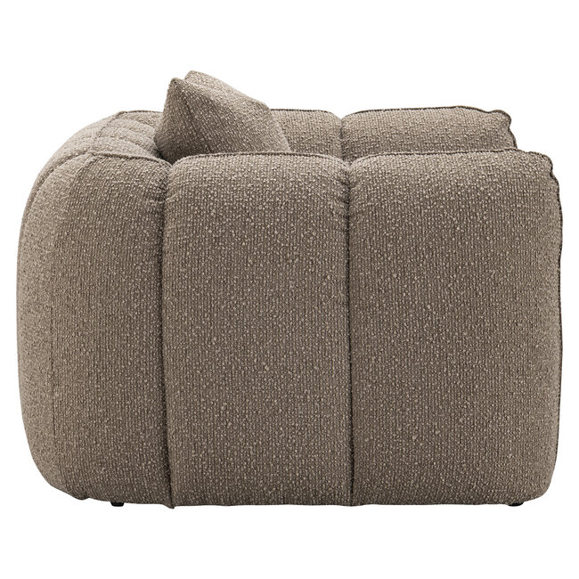 Richmond Interiors  Lounge stoel Hogan mocca chunky