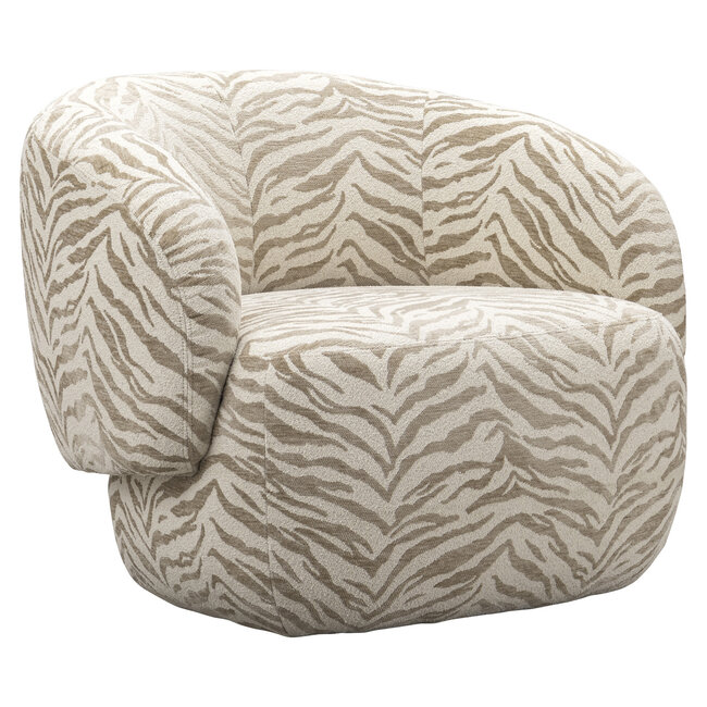 Richmond Interiors  Lounge stoel Milano beige tiger