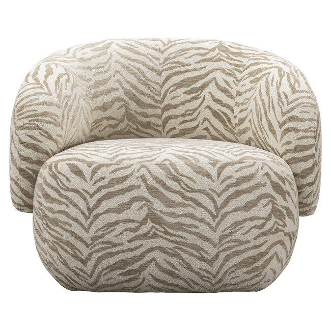 Richmond Interiors  Lounge stoel Milano beige tiger