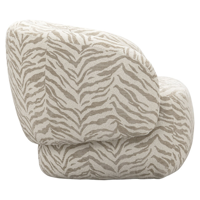 Richmond Interiors  Lounge stoel Milano beige tiger