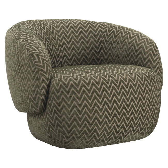Richmond Interiors  Lounge stoel Milano mos chevron