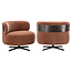 Richmond Interiors  Lounge stoel Lauren be recht mocha mousse