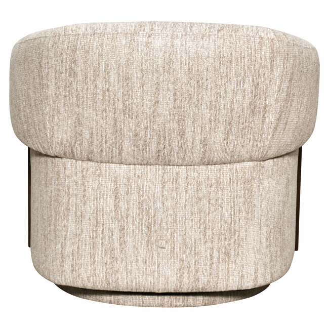 Richmond Interiors  Lounge stoel Marina naturel softweave draaistoel