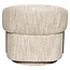 Richmond Interiors  Lounge stoel Marina naturel softweave draaistoel
